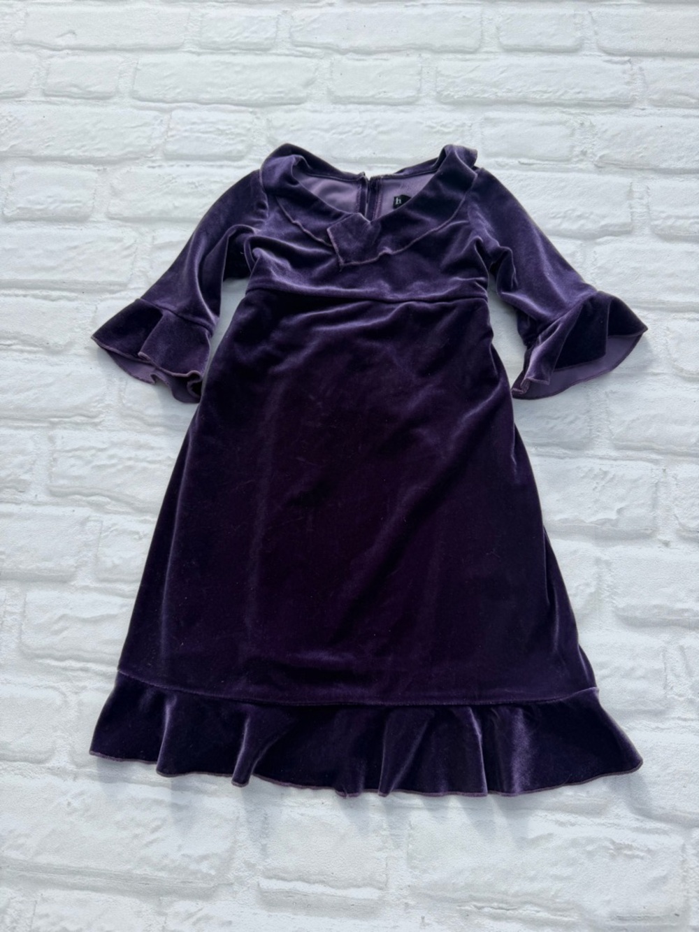 Hype Velvet Dress in Rich Purple